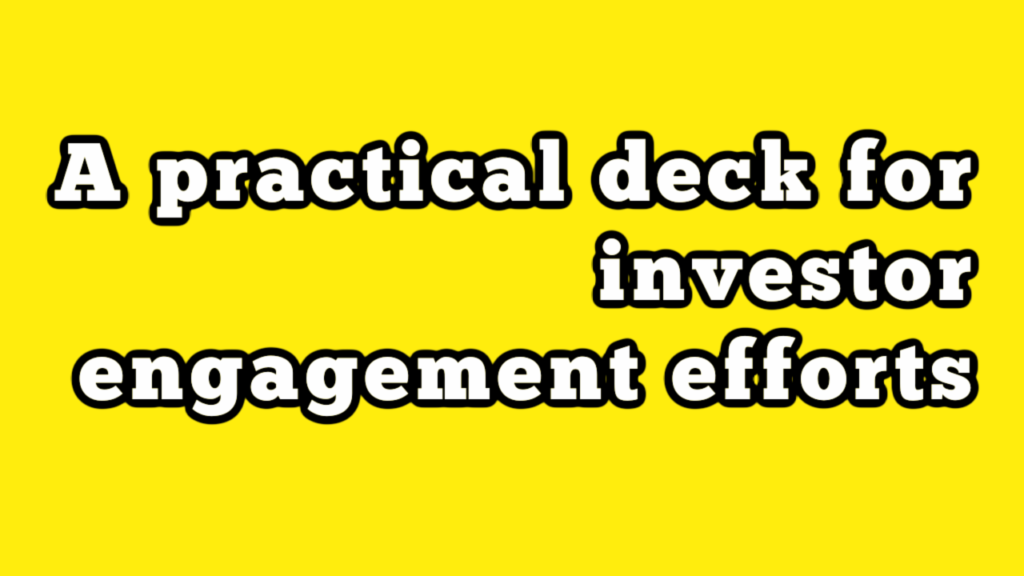 Practical Investors Deck YouTube Thumbnail