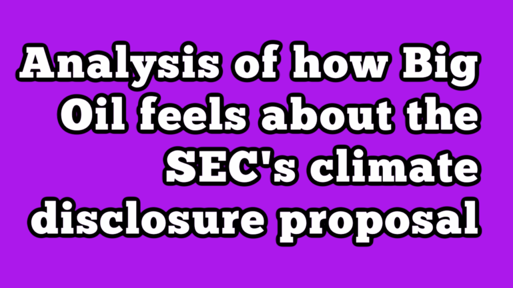 Big Oil SEC YouTube Thumbnail Big Oil SEC YouTube Thumbnail