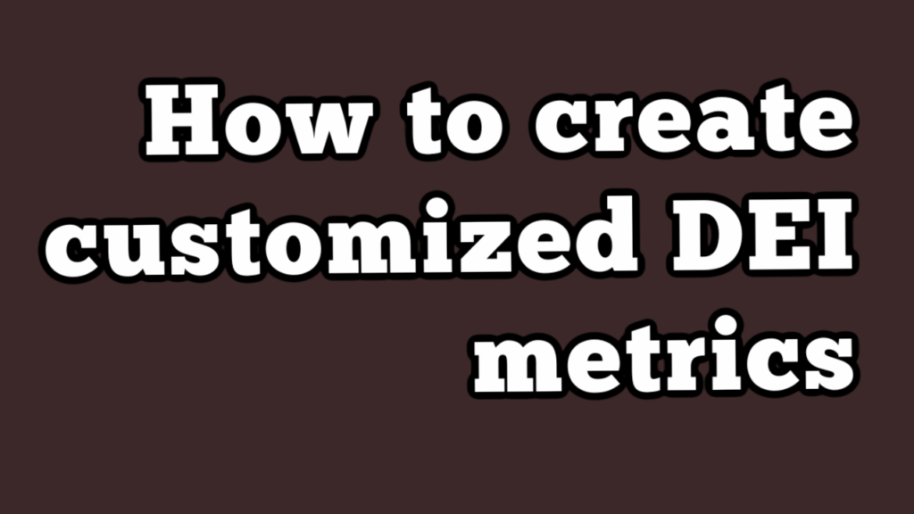 Customized Culture Metrics YouTube Thumbnail Customized Culture Metrics YouTube Thumbnail