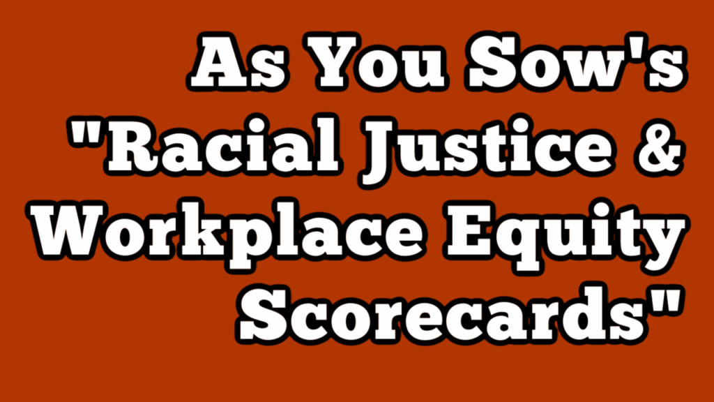 As You Sow Scorecards YouTube Thumbnail As You Sow Scorecards YouTube Thumbnail