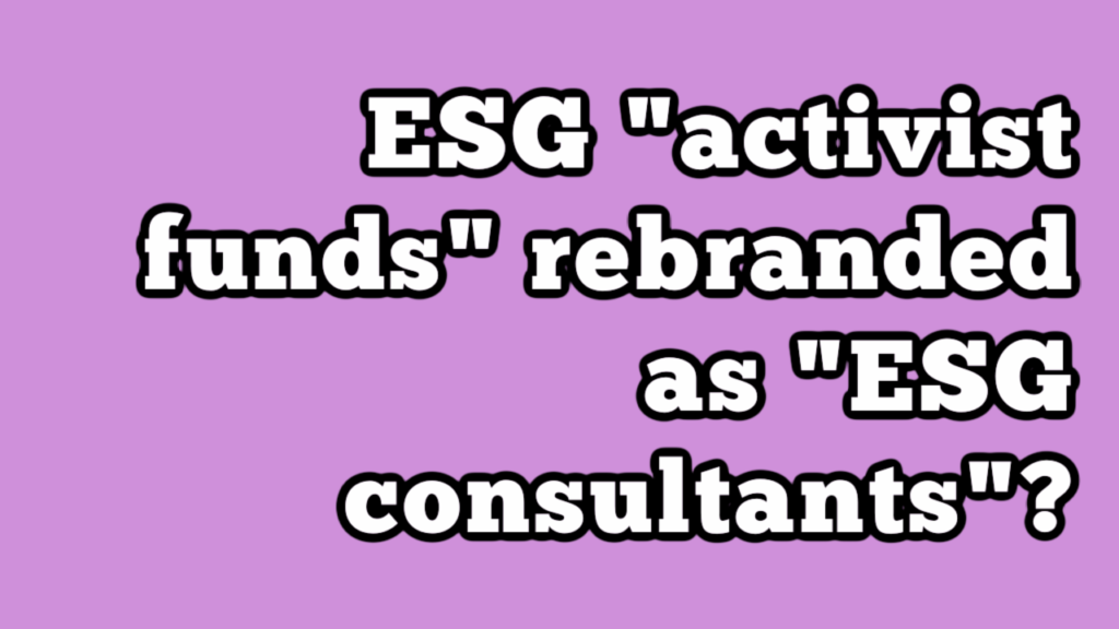 ESG Activists YouTube Thumbnail