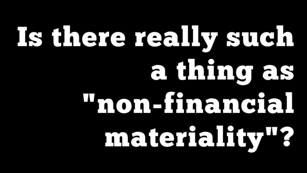 Materiality Non-Financial YouTube Thumbnail
