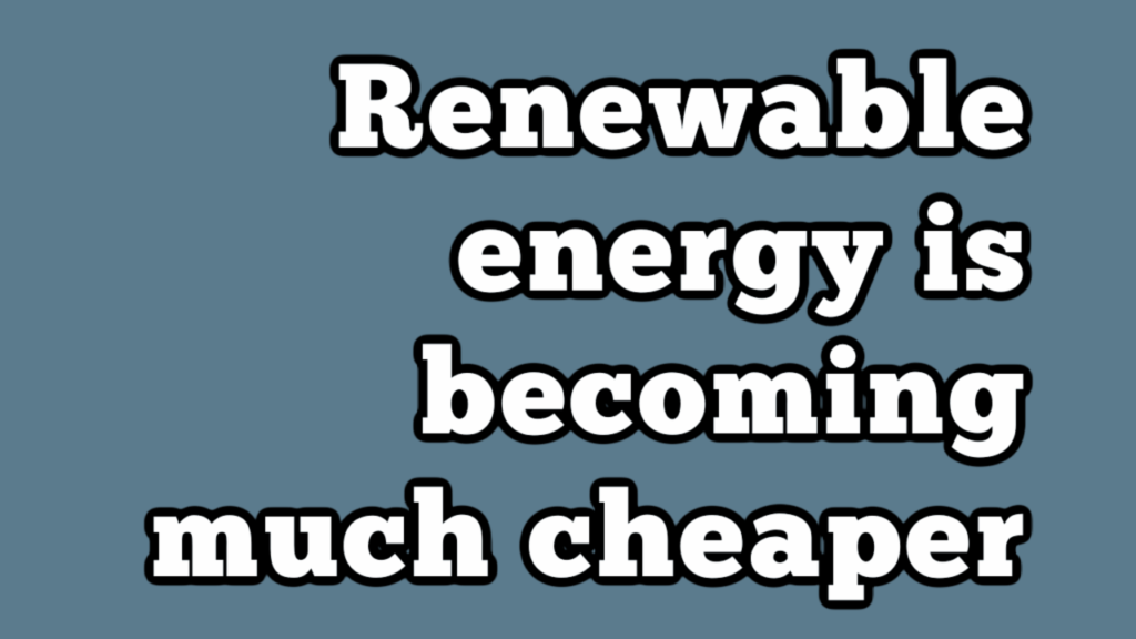 Renewable Cheaper YouTube Thumbnail