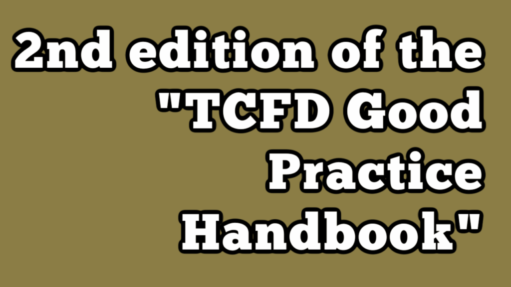 TCFD Good Practice YouTube Thumbnail