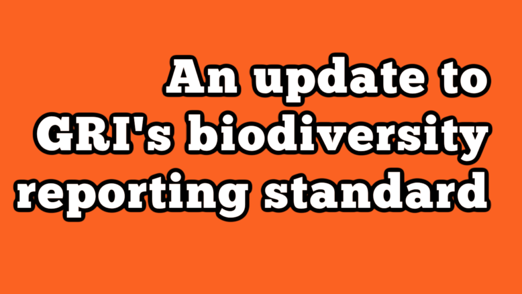 Biodiversity Update YouTube Thumbnail