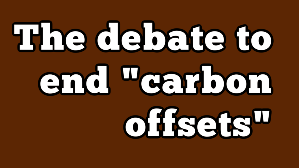 Carbon Offsets YouTube Thumbnail