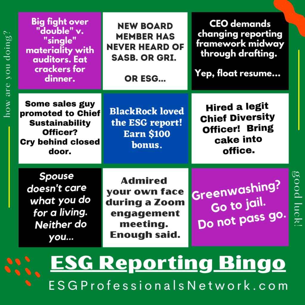 ESG Bingo Color