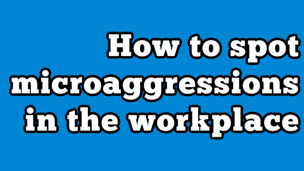 Microaggressions YouTube Thumbnail