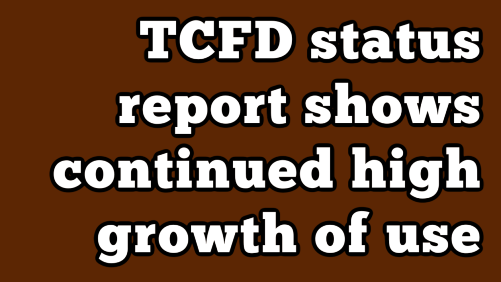TCFD Status YouTube Thumbnail TCFD Status YouTube Thumbnail