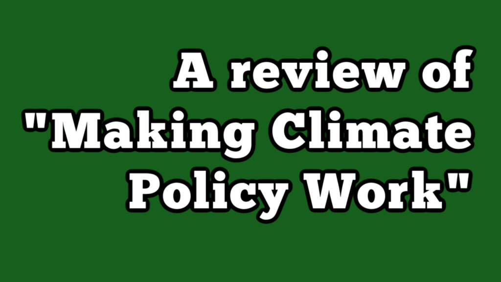 Climate Policy YouTube Thumbnail