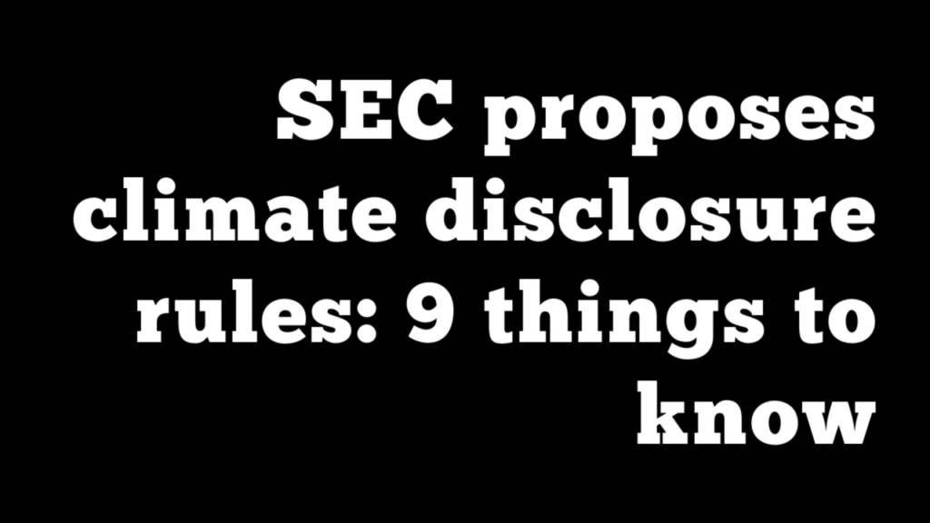 SEC Climate Proposal YouTube Thumbnail