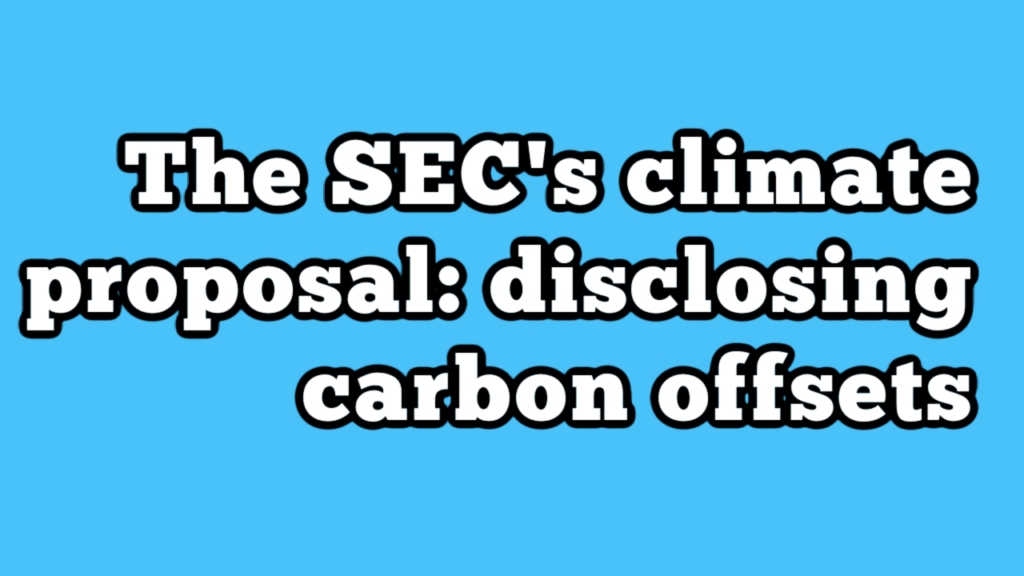 SEC Climate Offsets YouTube Thumbnail