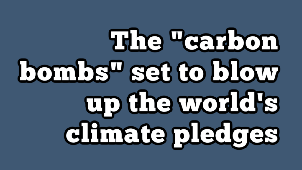 Carbon Bombs YouTube Thumbnail Carbon Bombs YouTube Thumbnail