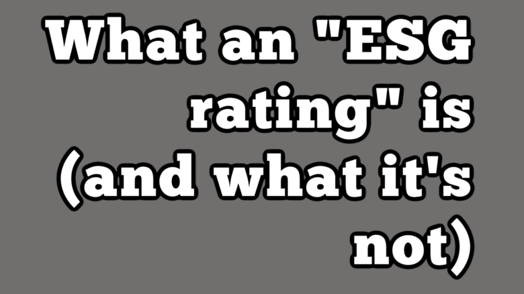 ESG Rating Explained YouTube Thumbnail