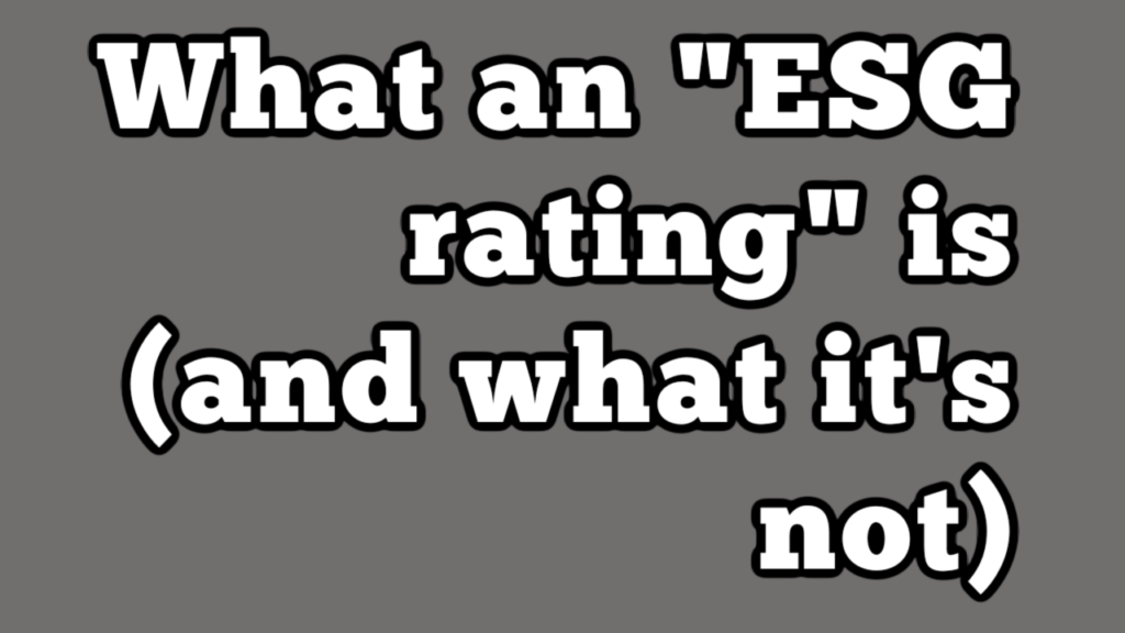 ESG Rating Explained YouTube Thumbnail ESG Rating Explained YouTube Thumbnail