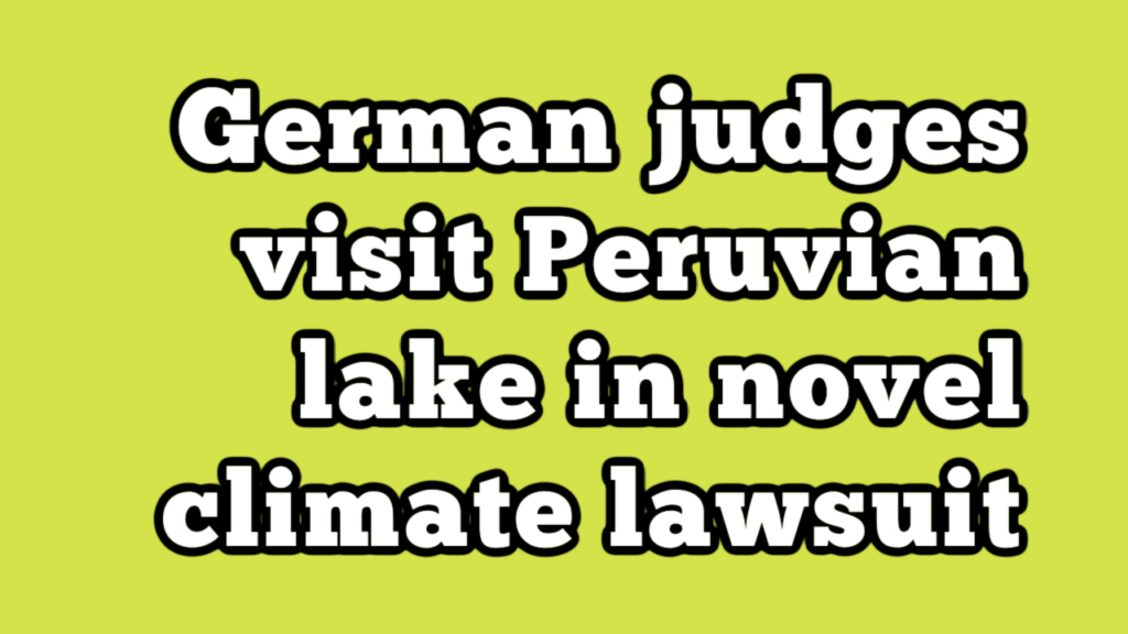 German Peru Lawsuit YouTube Thumbnail