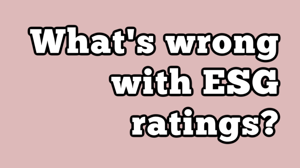 ESG Ratings Wrong YouTube Thumbnail