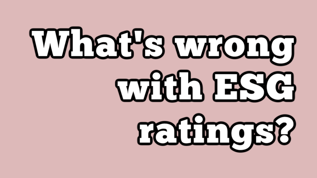 ESG Ratings Wrong YouTube Thumbnail ESG Ratings Wrong YouTube Thumbnail