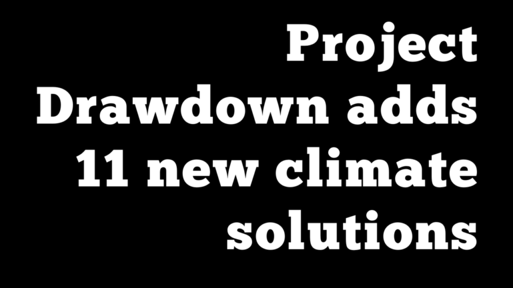 Project Drawdown YouTube Thumbnail Project Drawdown YouTube Thumbnail